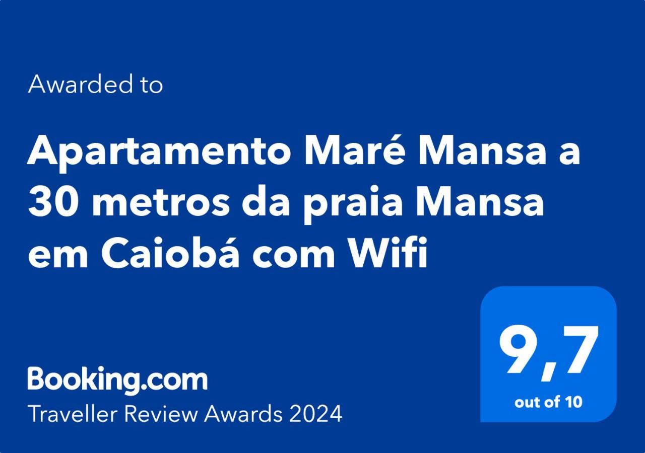 Apartamento Mare Mansa A 30 Metros Da Praia Mansa Em Caioba Com Wifi 마티뇨스 외부 사진